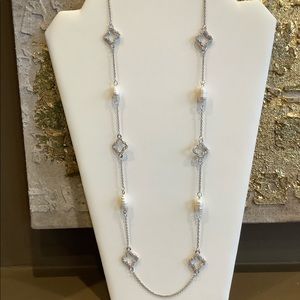 Quatrefoil Station Necklace